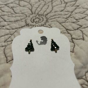 Festive Tree Stud Earrings